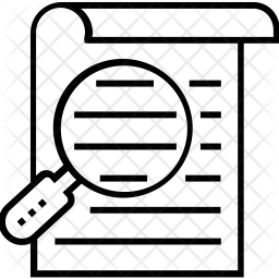 256x256 Case Study Icon Of Line Style