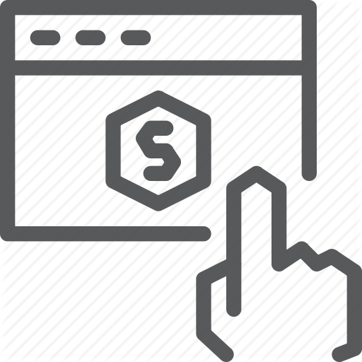 512x512 App, Business, Cash, Click, Finger, Hand, Terminal, Touch Icon