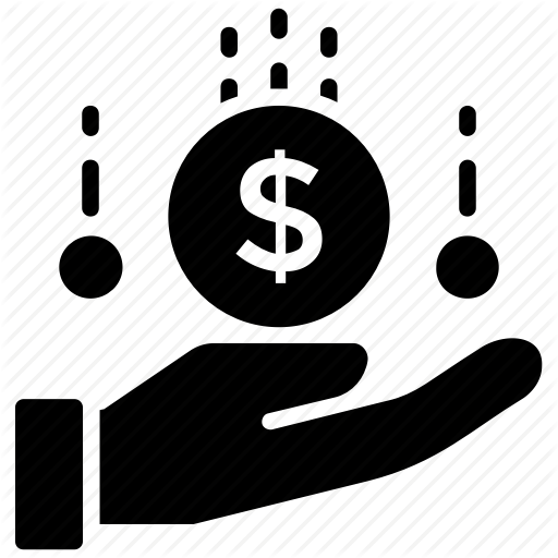 512x512 Cash Flow, Cash In Hand, Hand Held Money, Income, Money Flow Icon