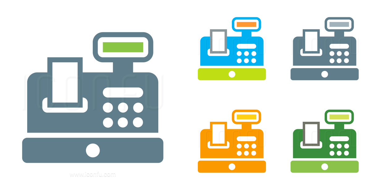 1200x600 Cash Register Icon