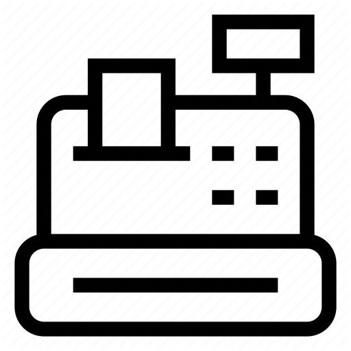 512x512 Cash, Desk, Dollar, Finance, Money, Register, Shopping Icon