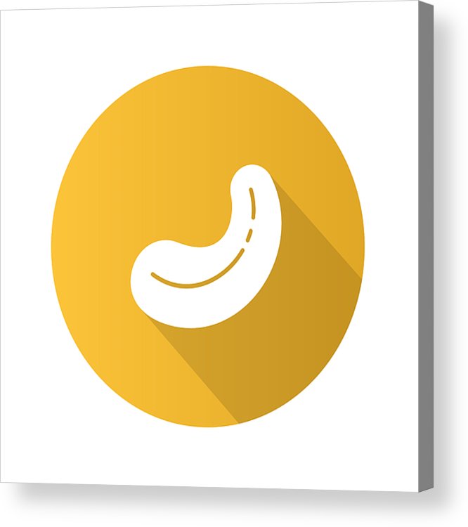 666x750 Cashew Nut Icon Acrylic Print