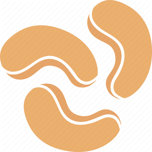 512x512 Cashew, Nut, Nuts, Roasted, Snack Icon
