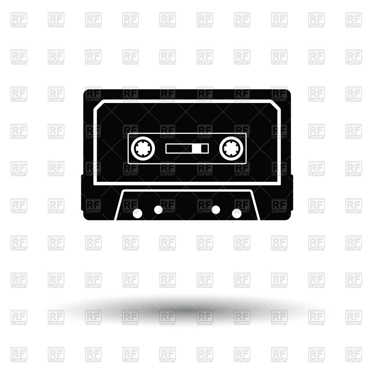 1200x1200 Audio Cassette Icon Vector Image Of Signs, Symbols, Maps Angelp