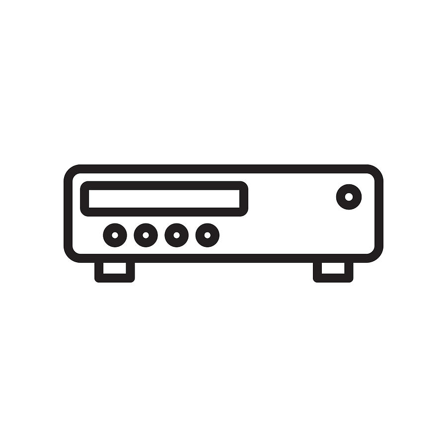900x900 Cassette Icon Vector Sign And Symbol Isolated On White Backgroun