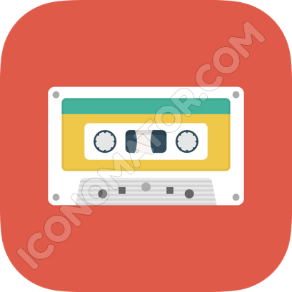 409x409 Audio Cassette Icon