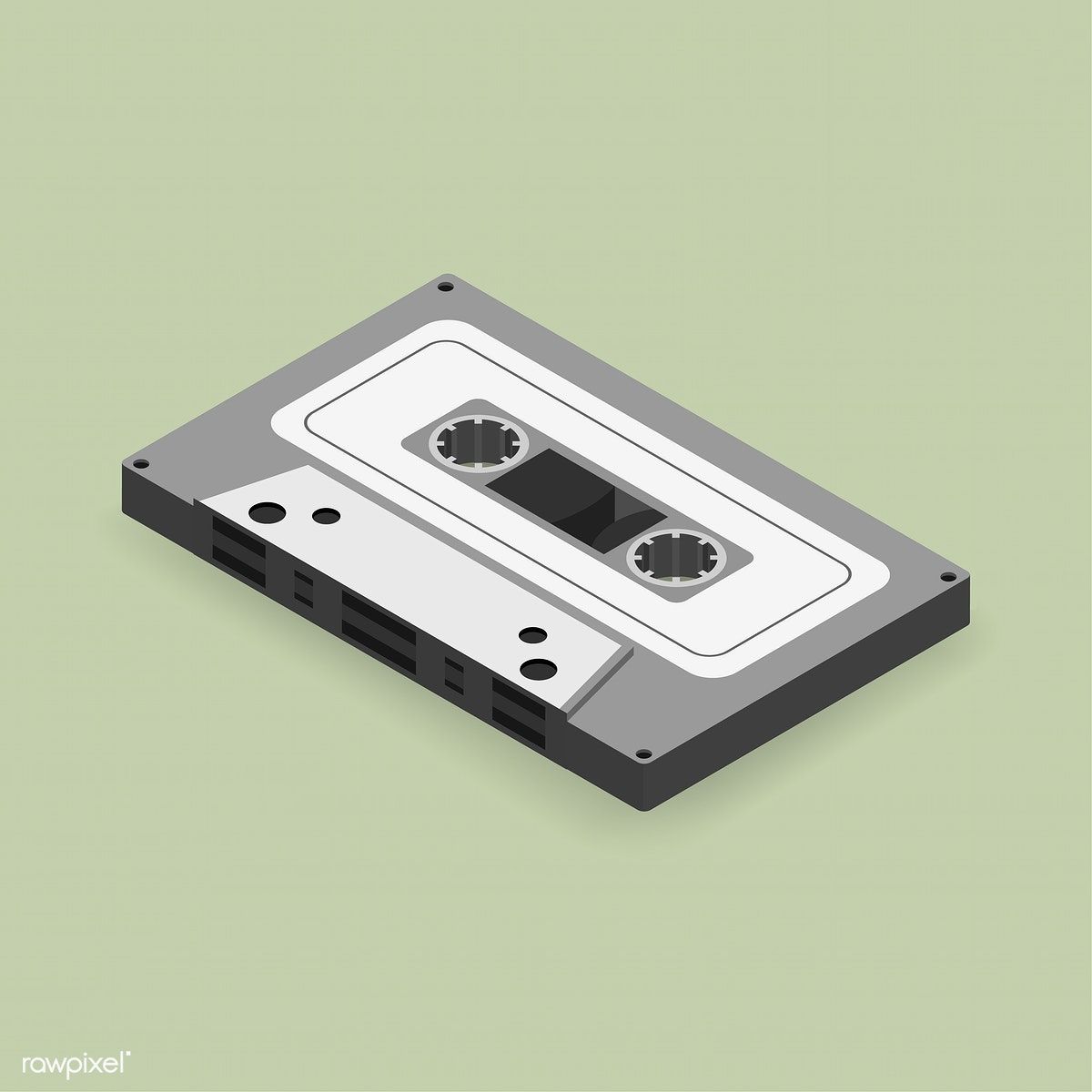 1200x1200 Vector Image Of Tape Cassette Icon Free Image