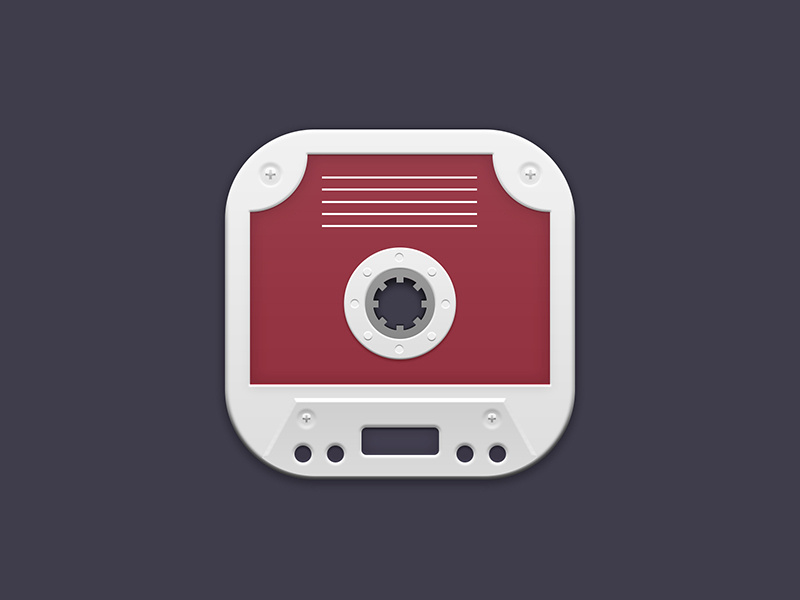 800x600 Cassette Tape Ios Icon