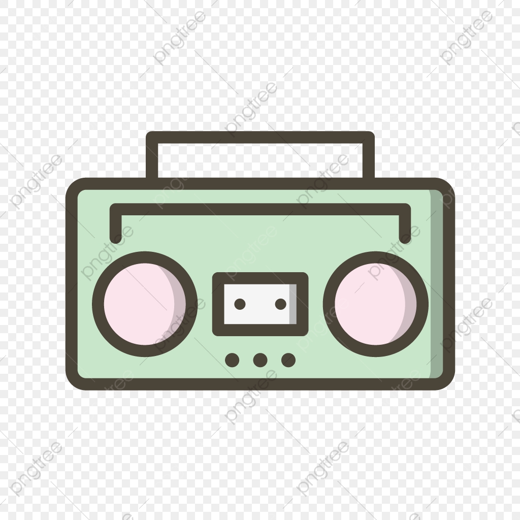 1024x1024 Vector Audio Tape Icon, Audio, Portable Media Player, Cassette