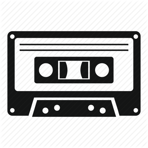 512x512 Audio, Cassette, Music, Retro, Sound, Stereo, Tape Icon