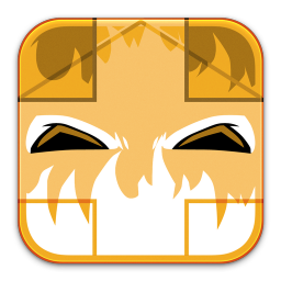 256x256 Castle Crashers Orange Icon Download Pfui Spinnes Flurry Icons