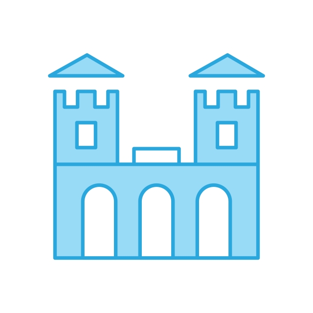 640x640 Castle Icon For Your Project, Castle, Security, Tower Png