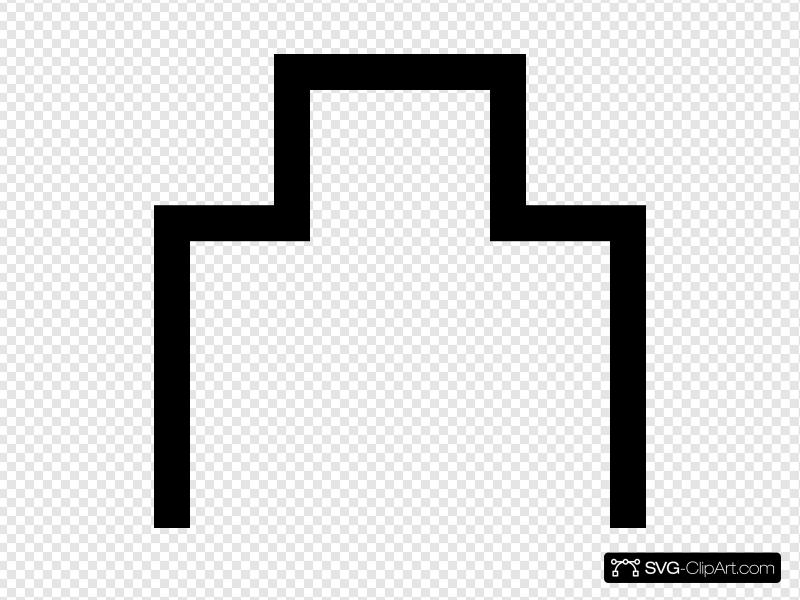 800x600 Japanese Map Symbol Castle Clip Art, Icon