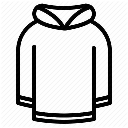 512x512 Casual, Hoodie, Jacket, Jumper, Men, Outfit, Outline, Sweater Icon