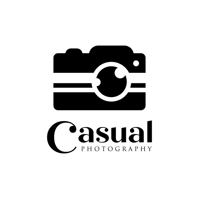 640x640 Casual Camera Photography Logo Icon Vector Template Template