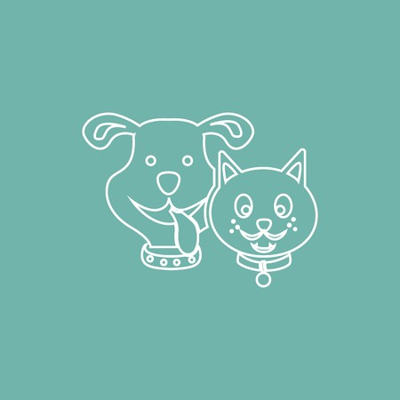 Cat And Dog Icon Royalty Free Vector Graphics 450x450 Cat And Dog Icon Royalty Free Vector Graphics