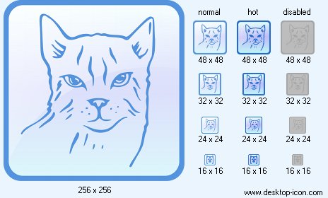 464x280 Cat Icon Image Animal Desktop Icons