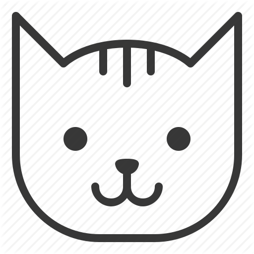 512x512 Animal, Cat, Face, Head, Pet, Zoo Icon
