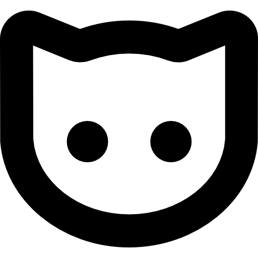 512x512 Cat Face Outline Icons Free Download