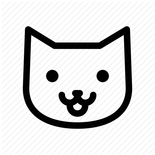 512x512 Animal, Cat, Cat Face, Kitten, Pet Icon
