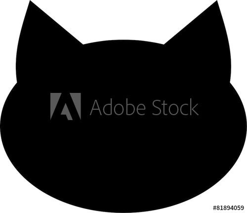500x431 Cat Head Icon