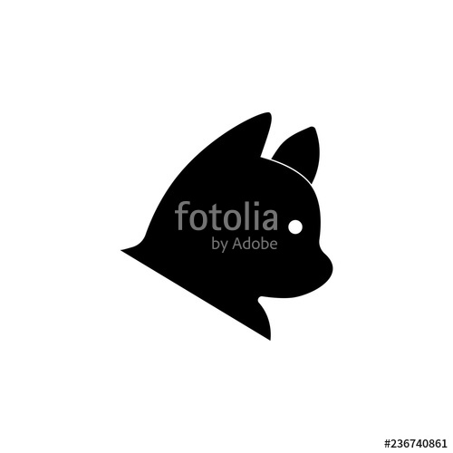 500x500 Cat Head Icon Stock Image And Royalty Free Vector
