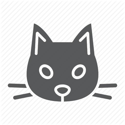 512x512 Animal, Cat, Head, Logo, Pet, Wild, Zoo Icon