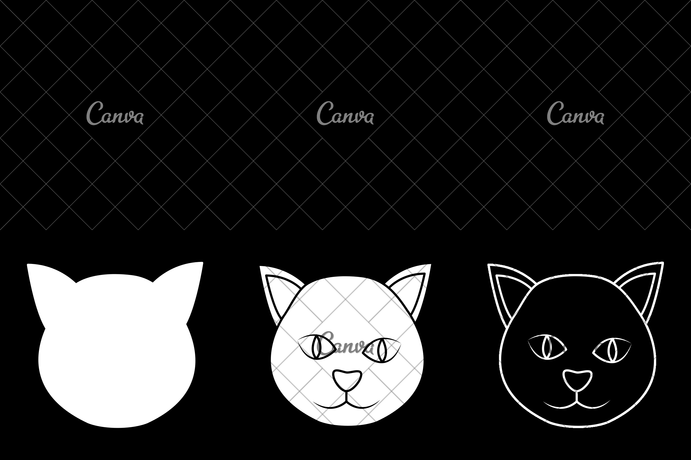 2400x1600 Cat Head Icon