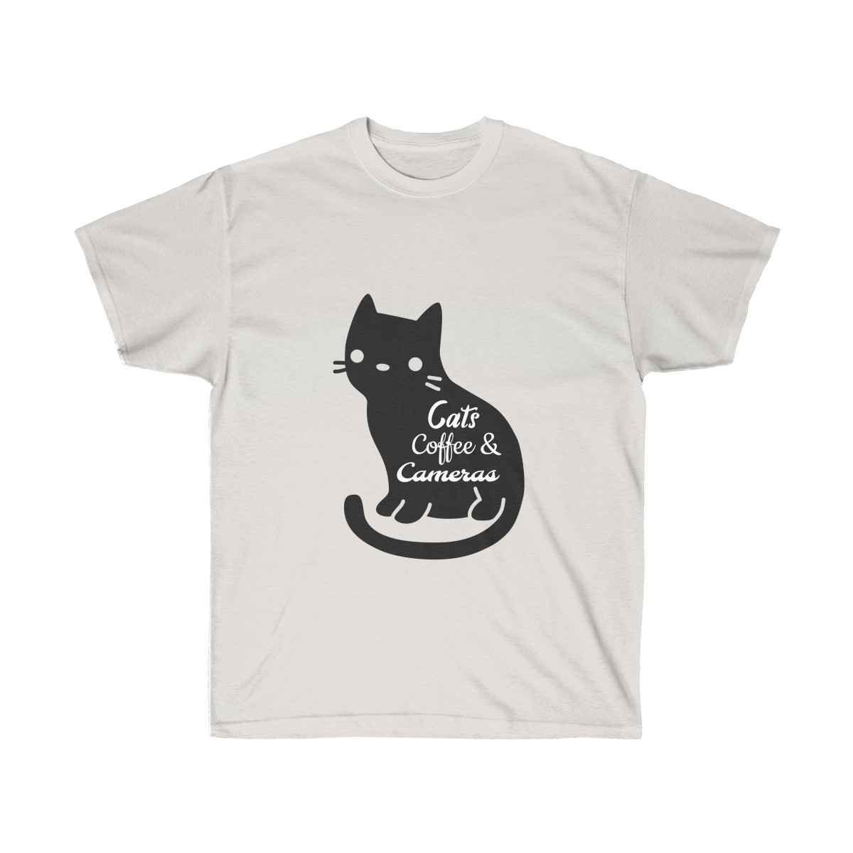 1200x1200 Cats Coffee Cameras With Cute Cat Icon T Shirt Cat Tshirt