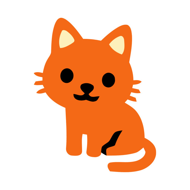 630x630 Orange Ginger Kitten Cat Icon Emoticon