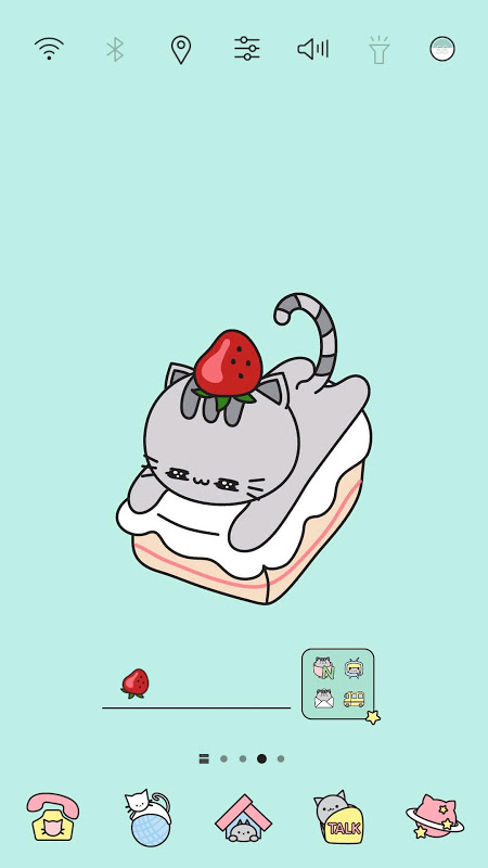 450x800 Cute Berry Cat Gif Icon Theme Download Apk For Android