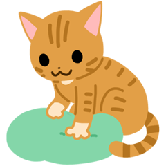 240x240 Ginger Cat Animation Line Stickers Line Store