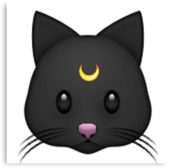 550x545 Black Cat Emoji