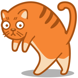 256x256 Cat, Walk Icon