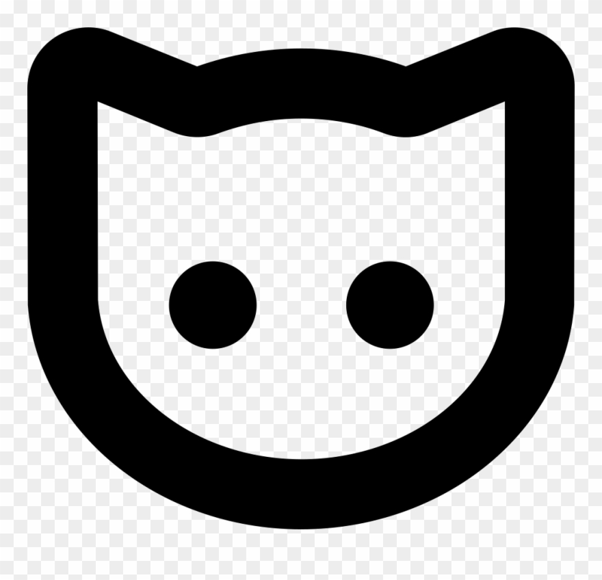 880x848 Cat Face Outline Png Icon Free Download
