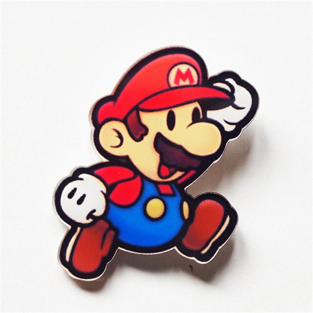 640x640 New Harajuku Kawaii Cat Cartoon Super Mario Brooch Pin