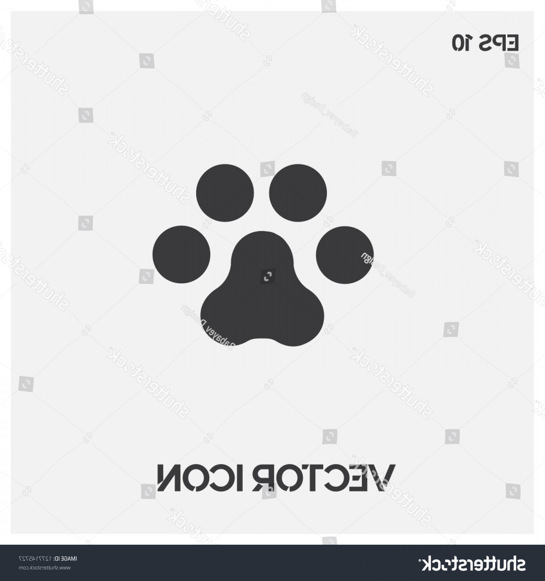 1800x1920 Cat Paw Vector Icon Illustrationflat Logo Hoodamathrun