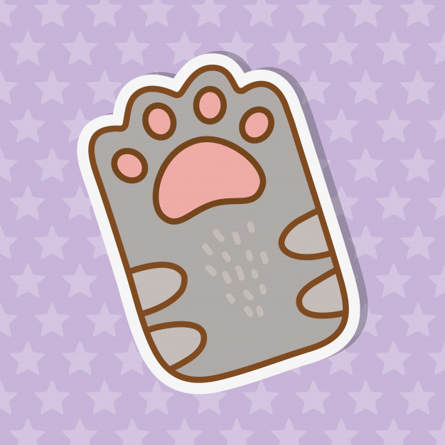 626x626 Cat Paw Icon Vector Premium Download