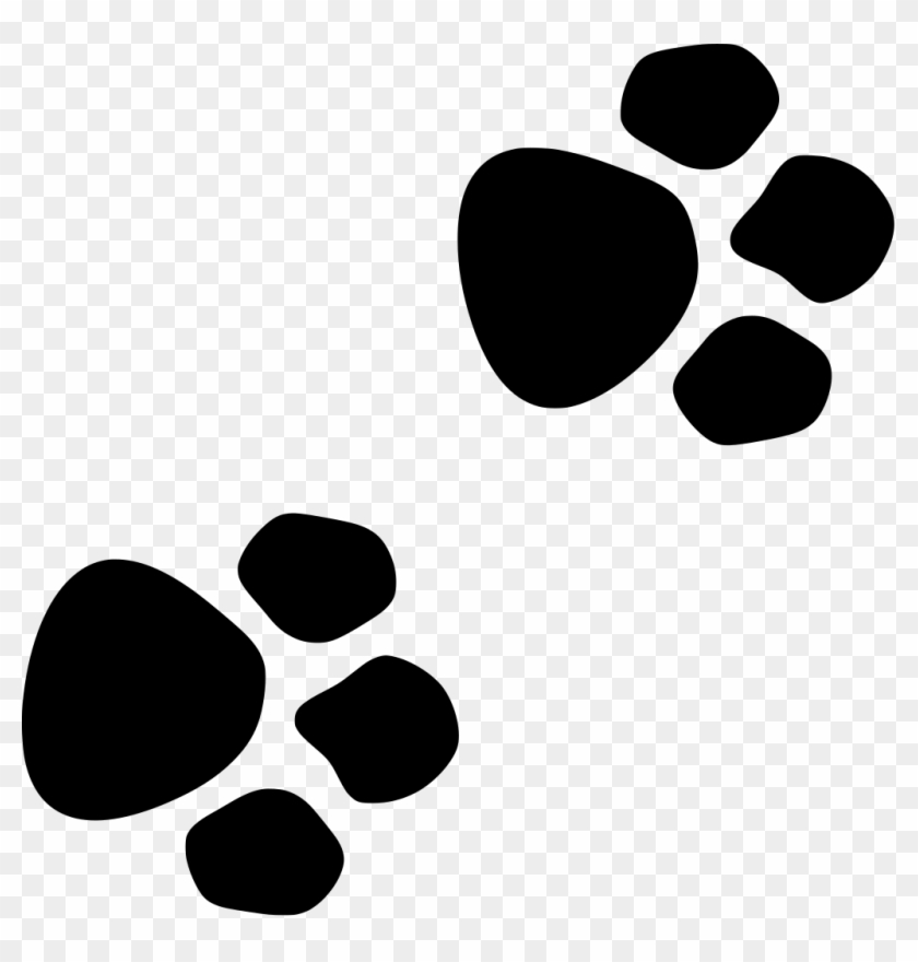 840x880 Paws, Traces, Animal, Icon, Silhouette, Reprint, Cat