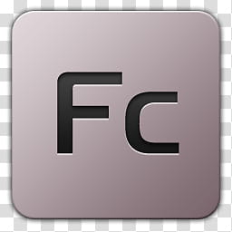 256x256 Icon Adobe Flash Catalyst, Gray Fc Icon Transparent