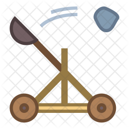 256x256 Catapult Icon Of Colored Outline Style