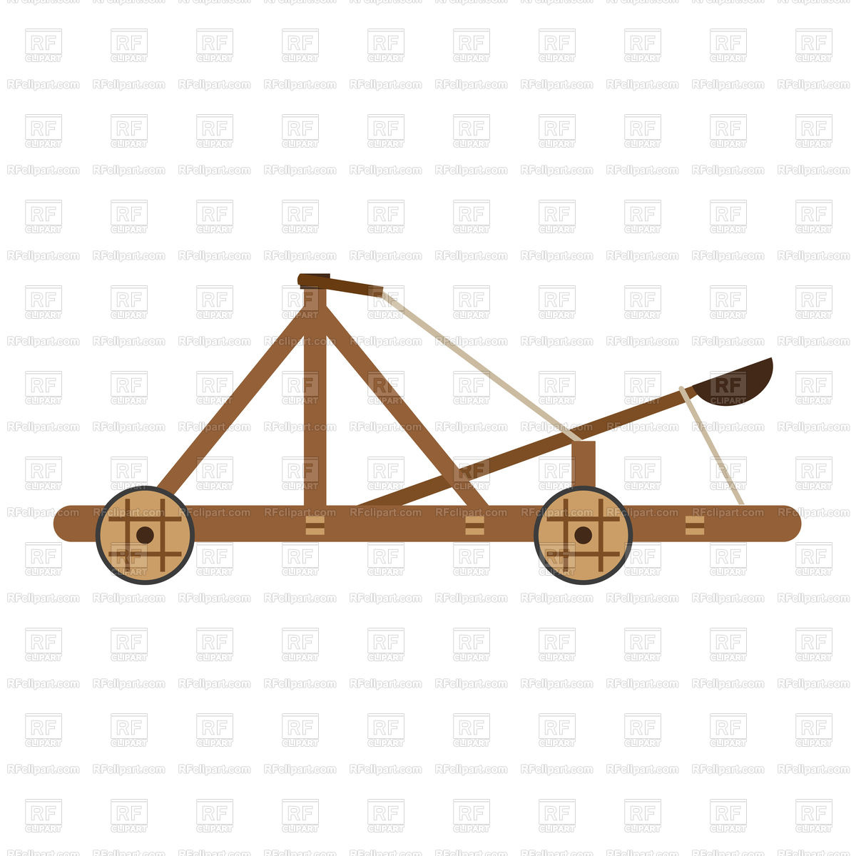 1200x1200 Catapult Medieval Icon Vector Image Of Objects Vectorup
