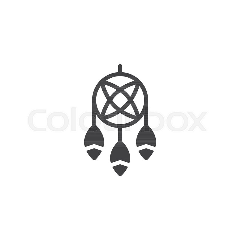 800x800 Indian Dream Catcher Icon Vector, Stock Vector Colourbox