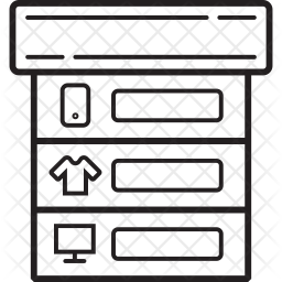 256x256 Shopping Category Icon Of Line Style