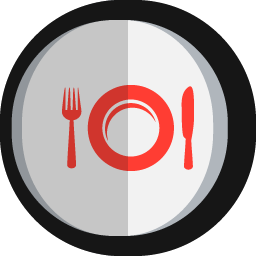256x256 Catering Icon Dynamic Flat Android Iconset Uiconstock
