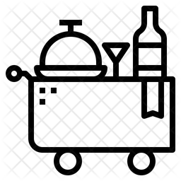 256x256 Catering Icon Of Line Style