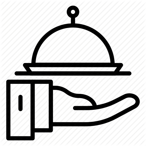 512x512 Catering, Cover, Dish, Food, Hand Icon