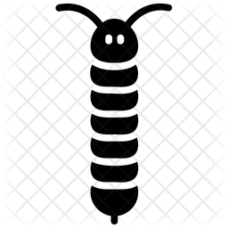 256x256 Caterpillar Icon Of Glyph Style