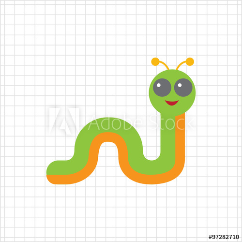 500x500 Cartoon Caterpillar Icon