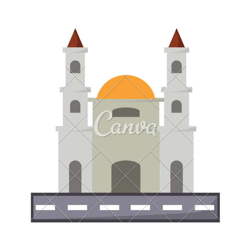 800x800 Metropolitan Cathedral Icon Vector